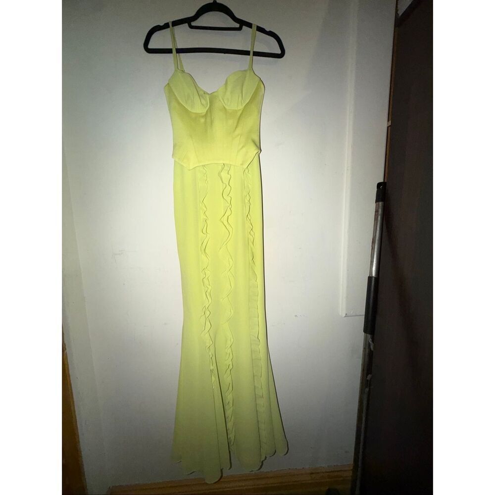 Oh Polly maxi dress size 0 green
